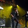 Howie Dorough, Nick Carter, Brian Littrell and A.J Mclean of the Backstreet Boys performs on stage the during US tour at Gibson Amphitheatre in Universal CityWalk Universal City.