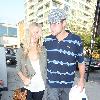 Andy Roddick and Brooklyn Decker leaving Nobu restaurant in MayfairLondon.