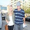 Andy Roddick and Brooklyn Decker leaving Nobu restaurant in MayfairLondon.