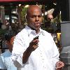 Weekend host of 'Entertainment Tonight' Kevin Frazier shopping at The Grove in Hollywood Los Angeles.