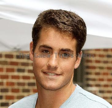 John Isner 
outside Ed Sullivan Theatre for the 'Late Show With David Letterman'
New York City, USA.