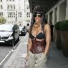 Kelly Rowland leaving her London hotel on her way to a studio London.