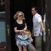 Rachel McAdams seen leaving her hotel in Manhattan. New York City.