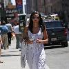 Marsha Thomason, star of the NBC series 'Las Vegas' seen out shopping in Manhattan. New York City.