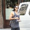 Russell Brand outside his hotel in New York.
New York, USA.