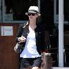 Nicky Hilton, wearing a straw fedora, seen outside Fred Segal
Los Angeles, California.