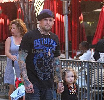 Benji Madden 
shops at The Grove with daughter Harlow
Los Angeles, California.