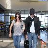 Emily Blunt and her fiance arrive at LAX airport to board a flight to London. Los Angeles.