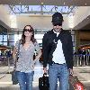 Emily Blunt and her fiance arrive at LAX airport to board a flight to London. Los Angeles.