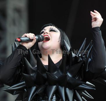 Beth Ditto of The Gossip Wireless Festival held at Hyde ParkLondon.