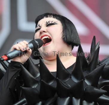 Beth Ditto of The Gossip Wireless Festival held at Hyde ParkLondon.