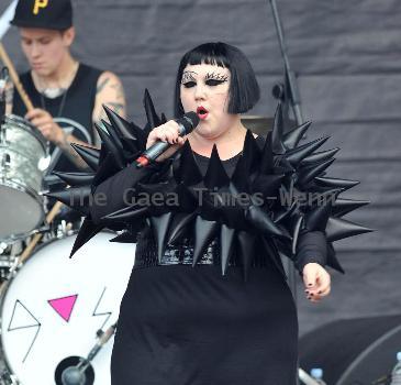 Beth Ditto of The Gossip Wireless Festival held at Hyde ParkLondon.