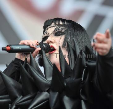 Beth Ditto of The Gossip Wireless Festival held at Hyde ParkLondon.