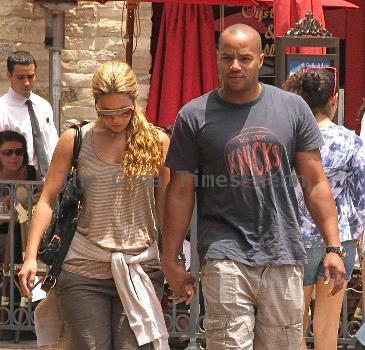 Donald Faison out and about with his girlfriend CaCee Cobbat the Grove in Hollywood
Los Angeles, California.