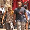 Donald Faison out and about with his girlfriend CaCee Cobbat the Grove in Hollywood
Los Angeles, California.