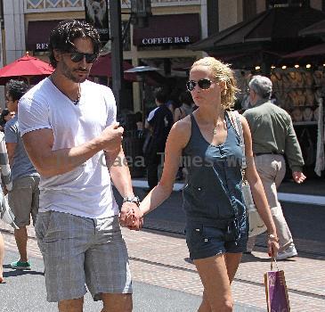 Joe Manganiello taking his girlfriend Audra Marie to the movies at the Grove in Hollywood
Los Angeles, California.