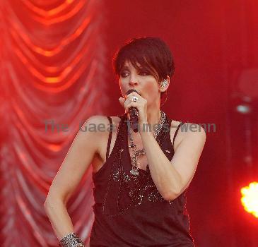 Nena aka Gabriele Kerner performing live at the Stadtwerke Potsdam Festival  in Potsdam
Germany