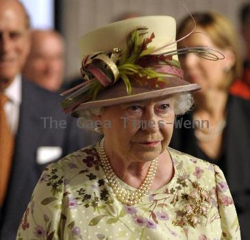 HM Queen Elizabeth II  
arrives at the Pinewood Toronto Studios. 
Toronto, Canada.