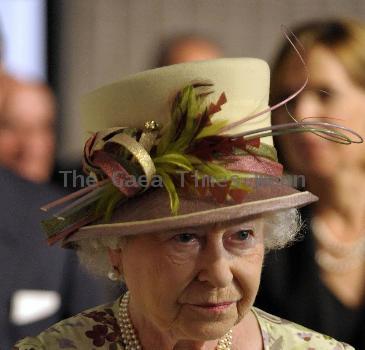 HM Queen Elizabeth II  
arrives at the Pinewood Toronto Studios. 
Toronto, Canada.