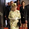 HM Queen Elizabeth II  
arrives at the Pinewood Toronto Studios. 
Toronto, Canada.