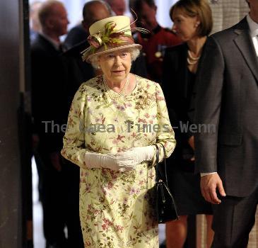 HM Queen Elizabeth II  
arrives at the Pinewood Toronto Studios. 
Toronto, Canada.