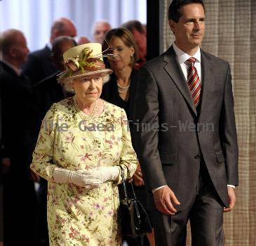 HM Queen Elizabeth II  
arrives at the Pinewood Toronto Studios. 
Toronto, Canada.