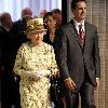 HM Queen Elizabeth II  
arrives at the Pinewood Toronto Studios. 
Toronto, Canada.