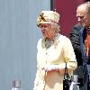 HM Queen Elizabeth II  
arrives at the Pinewood Toronto Studios. 
Toronto, Canada.