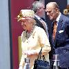 HM Queen Elizabeth II  
arrives at the Pinewood Toronto Studios. 
Toronto, Canada.