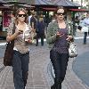 Danielle Panabaker (right), shopping with a friend at the Grove in Hollywood
Los Angeles, California.