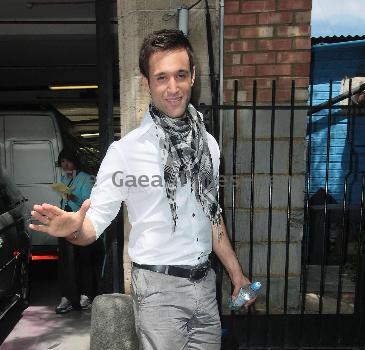 Rik Makarem
 outside ITV studios
London, England.