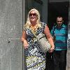 Vanessa Feltz
 outside the ITV Studios
London, England.