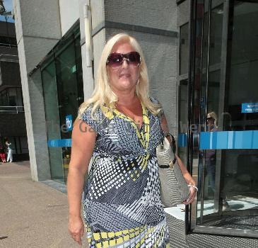 Vanessa Feltz
 outside the ITV Studios
London, England.