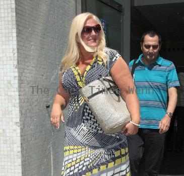 Vanessa Feltz
 outside the ITV Studios
London, England.