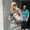 Vanessa Feltz
 outside the ITV Studios
London, England.