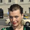 Milla Jovovich at Schumacher fashion show at Mercedes Benz Fashion Week Berlin Spring/Summer 2011 at the fashion tent on Bebelplatz square. Berlin.