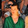 Milla Jovovich at Schumacher fashion show at Mercedes Benz Fashion Week Berlin Spring/Summer 2011 at the fashion tent on Bebelplatz square. Berlin.