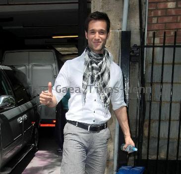 Rik Makarem
outside ITV studios
London, England.