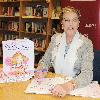 Julie Andrews 
signs copies of her children's book