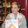 Julie Andrews 
signs copies of her children's book