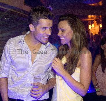 Michelle Heaton with Hugh Hanley
Michelle Heaton celebrates her birthday with friends at Cafe De Paris in London's Leicester Square
London, England.