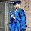 Sex and The City Actress Kim Cattrall
received an honorary degree at the Anglican cathedral in Liverpool, from Liverpool John Moores University. 
She was joined by her family on the steps of the cathedral after the ceremony
Liverpool, England - 12.07.10
Mandatory Credit:IANS- WENN