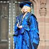 Sex and The City Actress Kim Cattrall
received an honorary degree at the Anglican cathedral in Liverpool, from Liverpool John Moores University. 
She was joined by her family on the steps of the cathedral after the ceremony
Liverpool, England - 12.07.10
Mandatory Credit:IANS- WENN