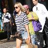 Chloe Sevigny goes shopping at The Grove in Hollywood. Los Angeles, California.