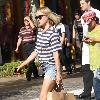 Chloe Sevigny goes shopping at The Grove in Hollywood. Los Angeles, California.