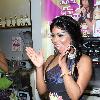 Lil' Kim at Millions Of Milkshakes on Santa Monica Boulevard. It is also her birthday today Santa Monica.