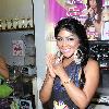 Lil' Kim at Millions Of Milkshakes on Santa Monica Boulevard. It is also her birthday today Santa Monica.