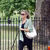 Tina Hobley Does a spot of shopping after having lunch with friends at Lemonia restaurantin Primrose Hill.London.