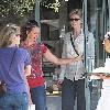 Jane Lynch was spotted with her family outside Jonas on 3rd in West Hollywood, where they had lunch Los Angeles.