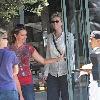 Jane Lynch was spotted with her family outside Jonas on 3rd in West Hollywood, where they had lunch Los Angeles.